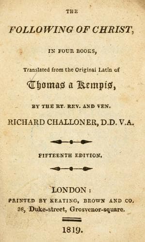 Cover of The Imitation of Christ