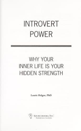 Cover of Introvert Power