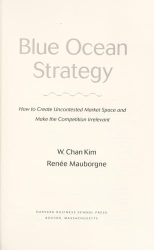 Cover of Blue Ocean Strategy